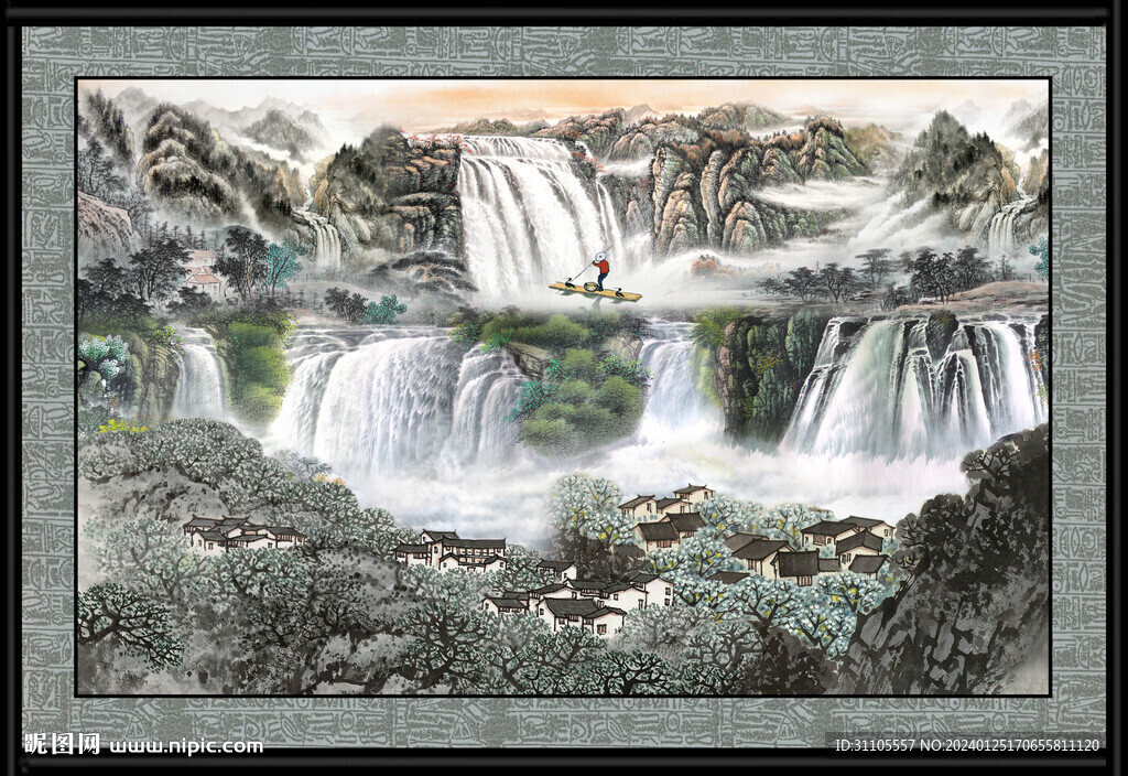 山水画 