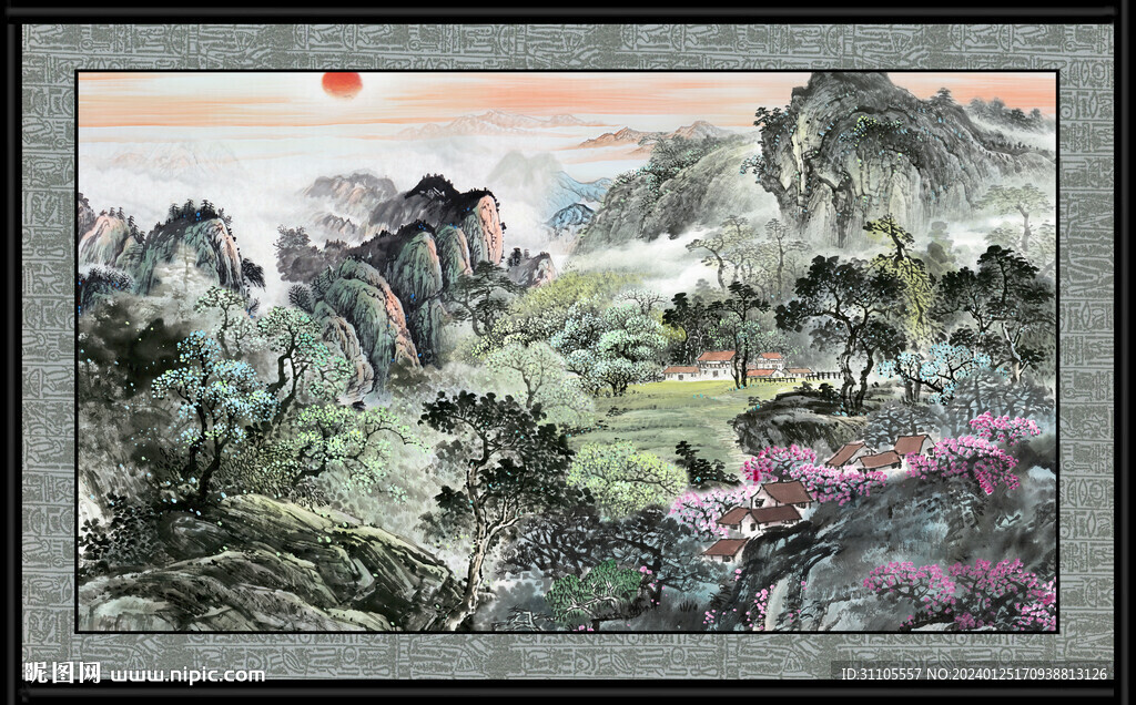 山水画 