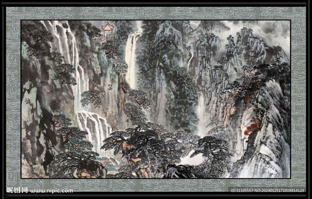 山水画 