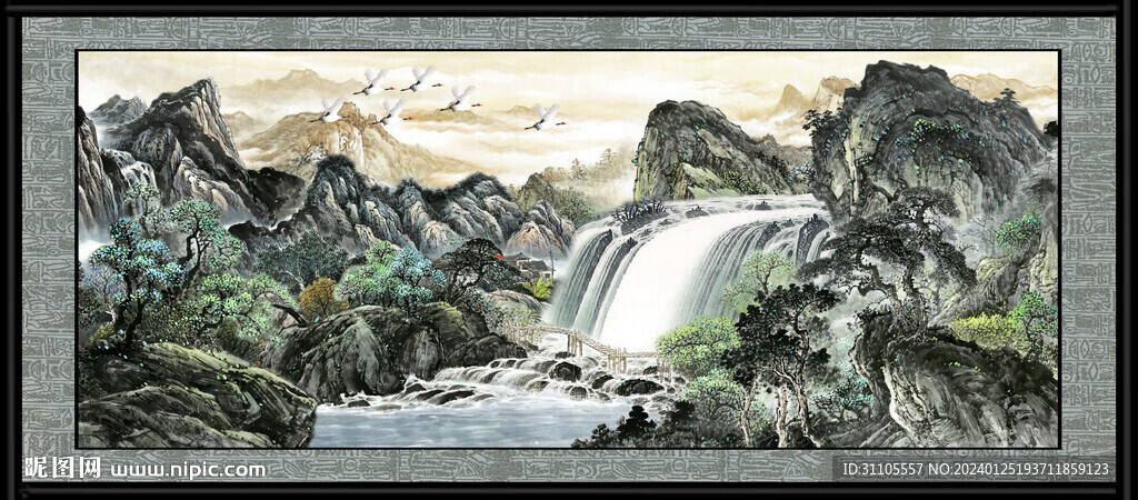 山水画 