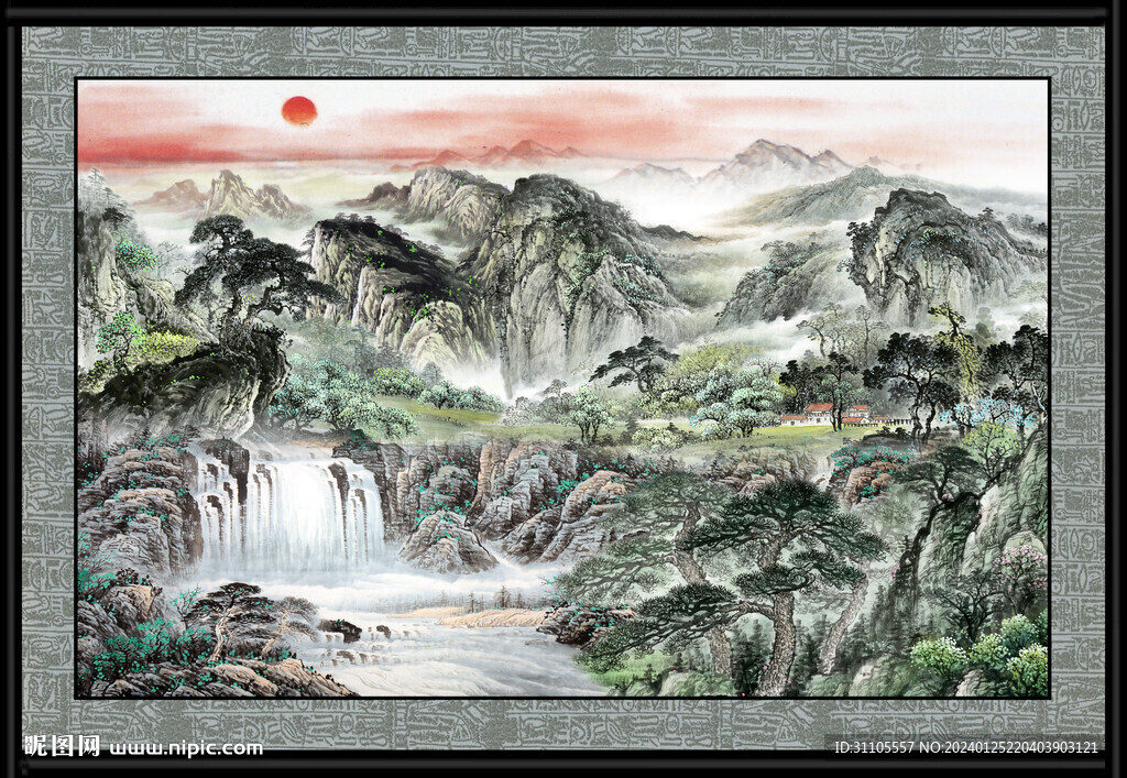客厅山水画