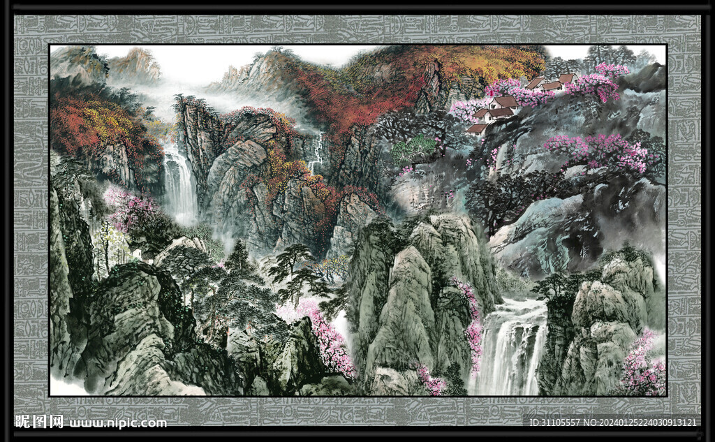 客厅山水画