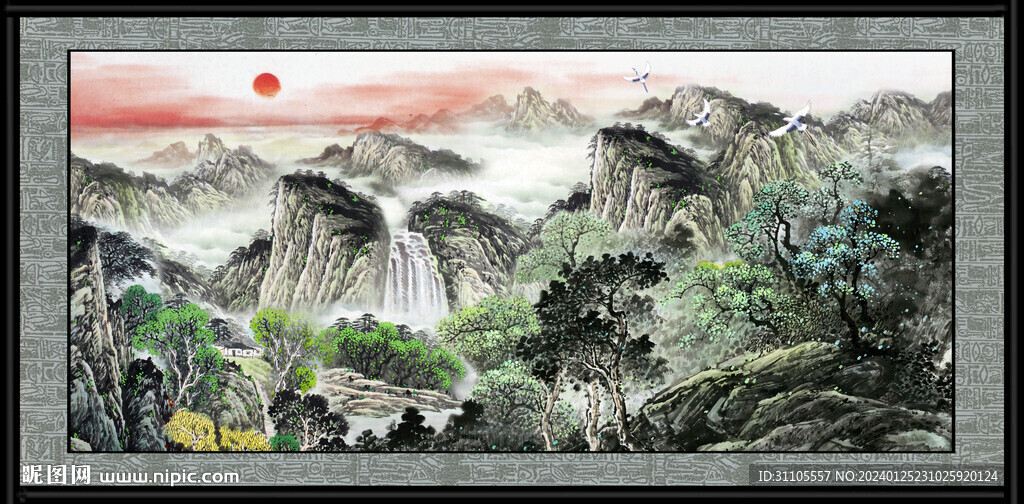 客厅山水画