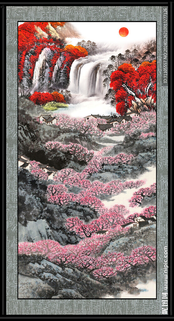 山水画风景
