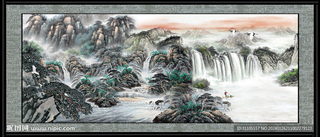 山水画风景