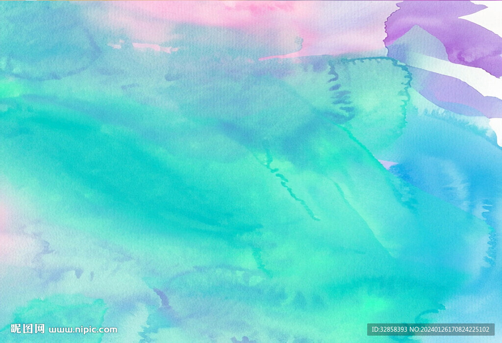 绿色渐变水彩水粉宣纸背景