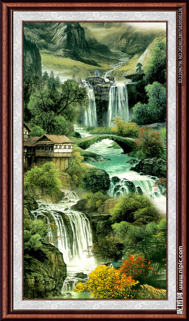 风景山水画 