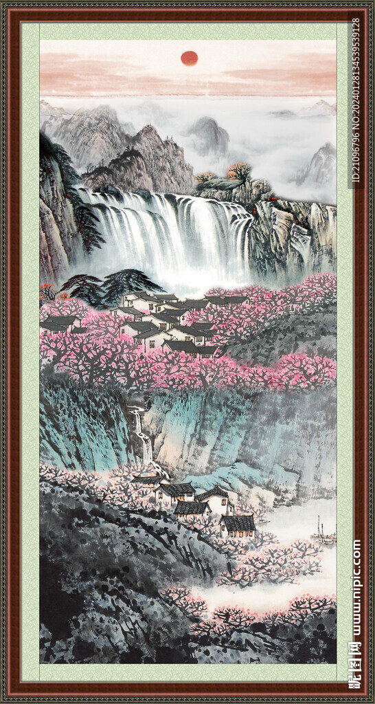 风景山水画 