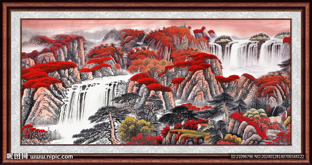 风景山水画 