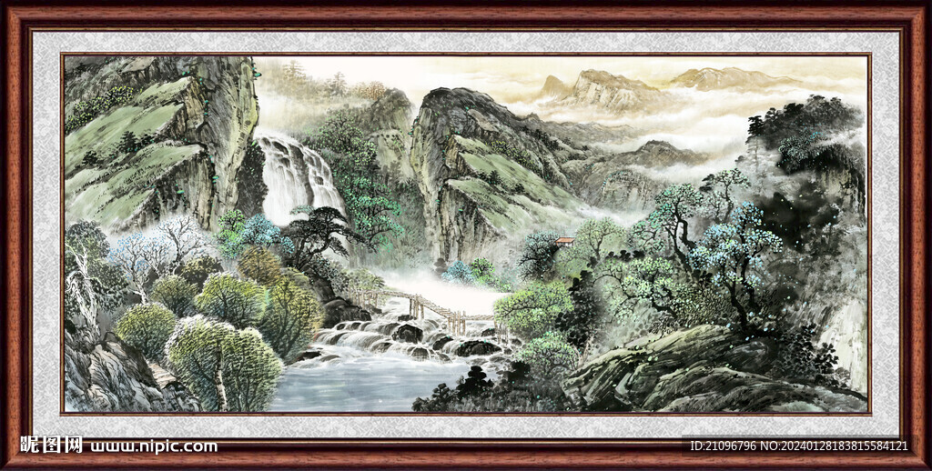 山水聚宝盆 