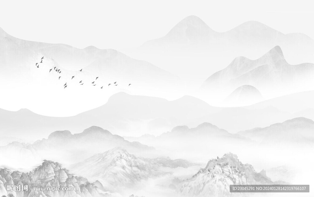 新中式背景墙