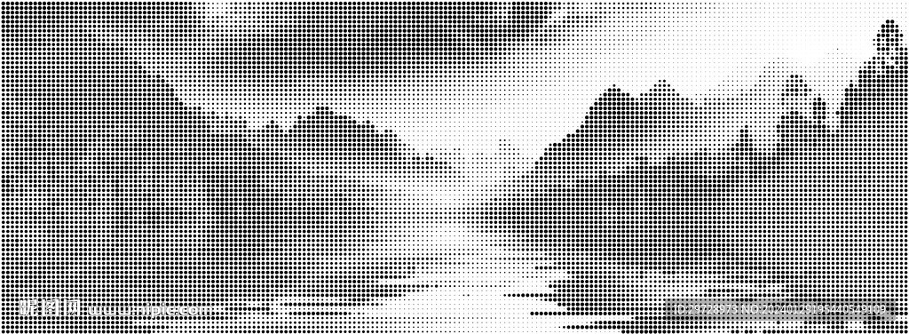 镂空山水画