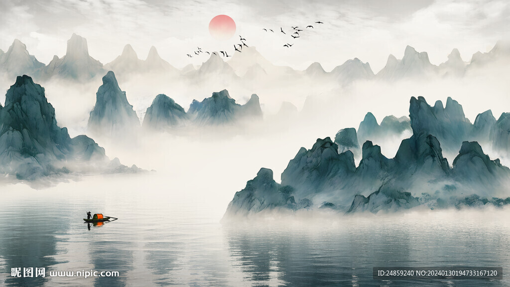 山水风景画