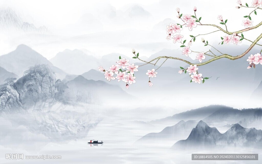 新中式背景墙