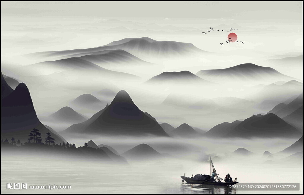 水墨山水