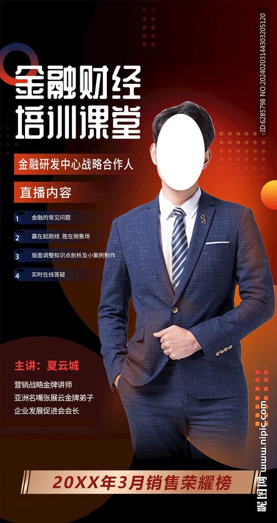  财经海报 封面人物