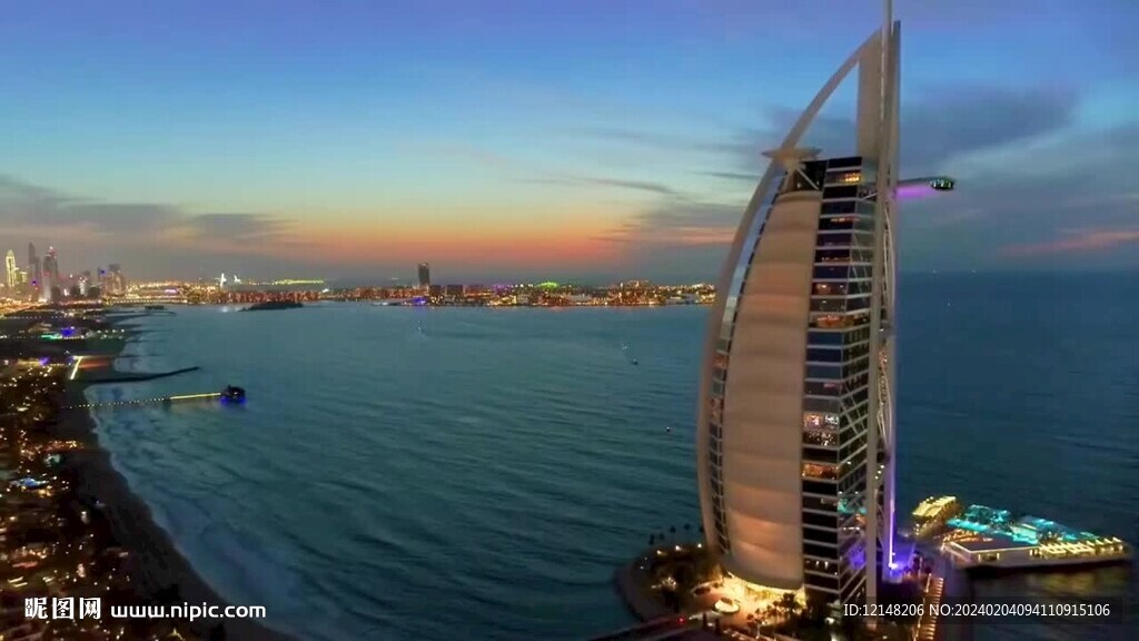 迪拜帆船酒店宣传视频
