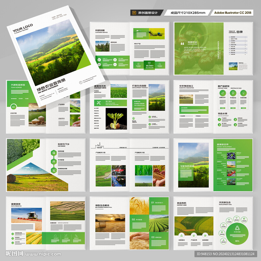 农业合作社画册