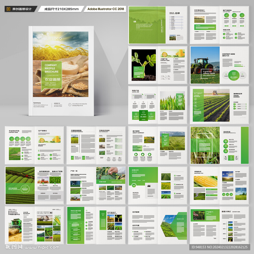 农业合作社画册