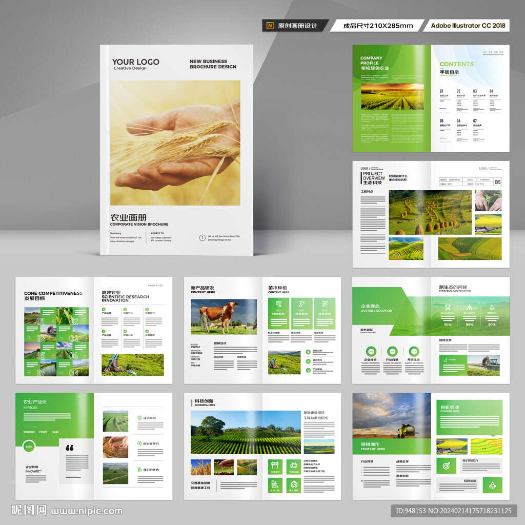 农业合作社画册
