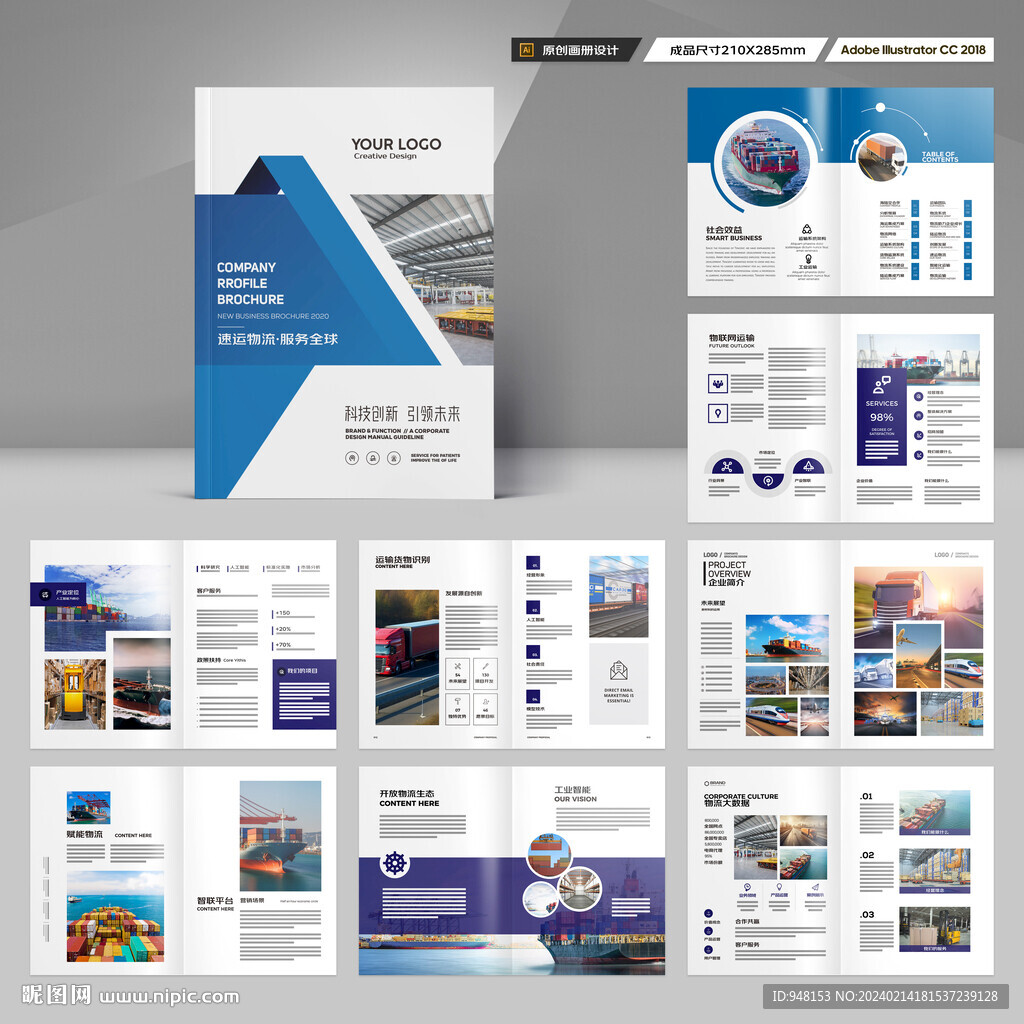 物流公司画册
