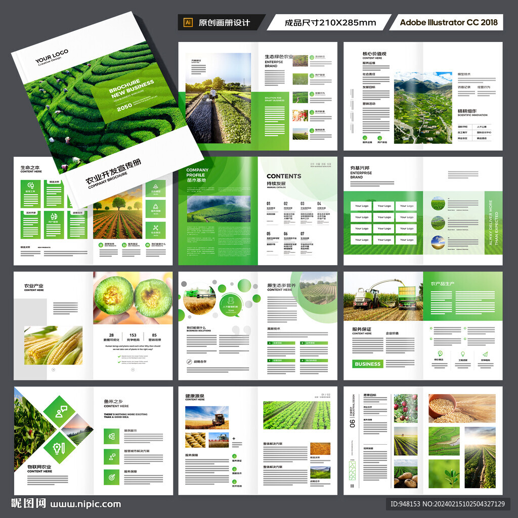 农产品宣传册