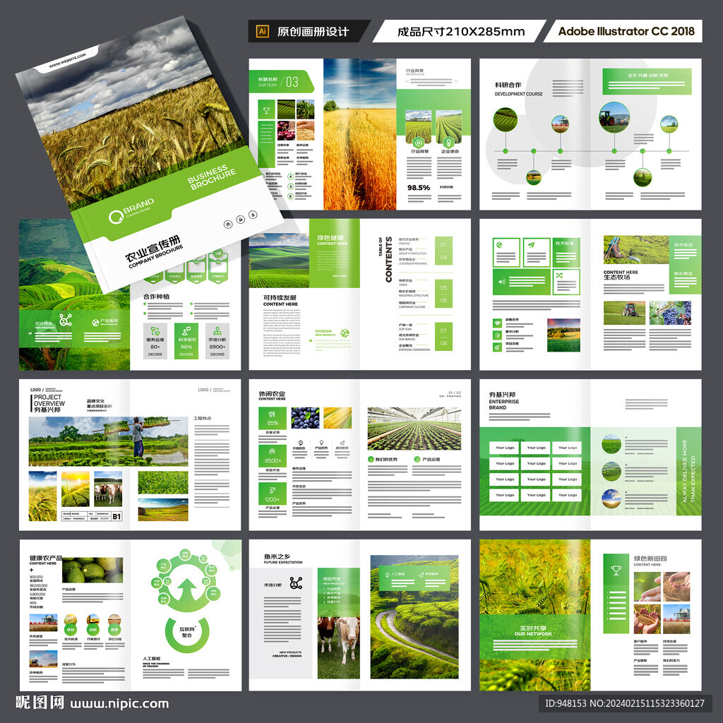 农业合作社画册