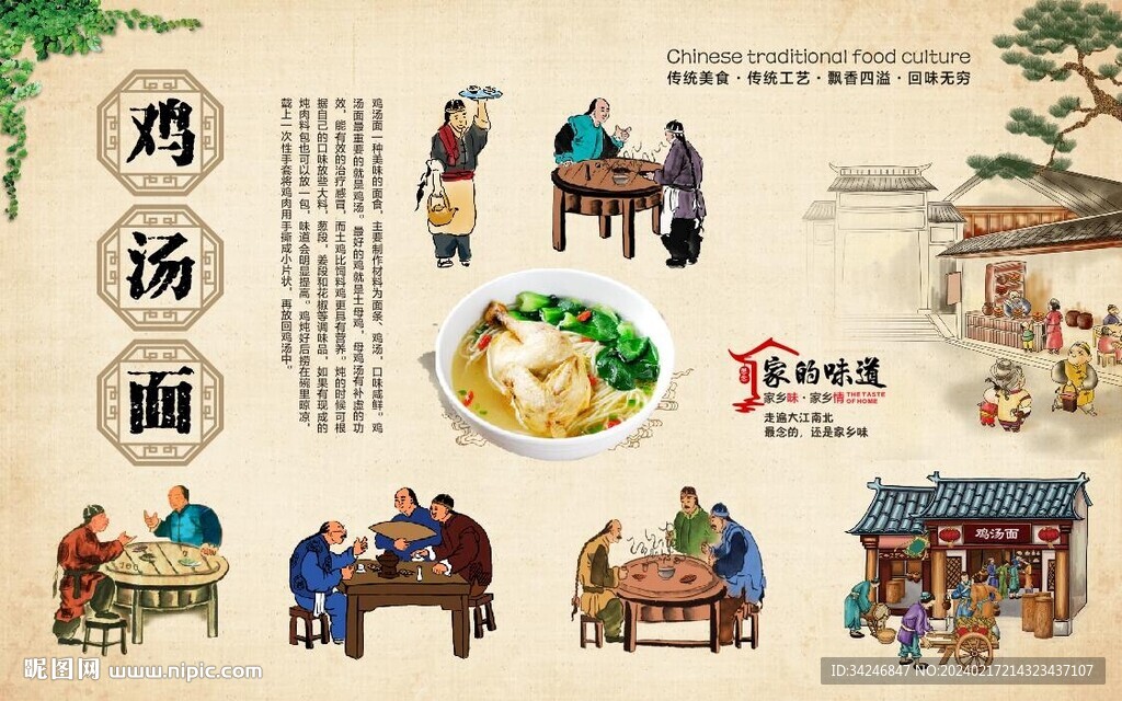 鸡汤面