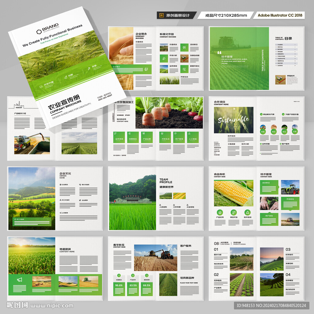 农产品画册