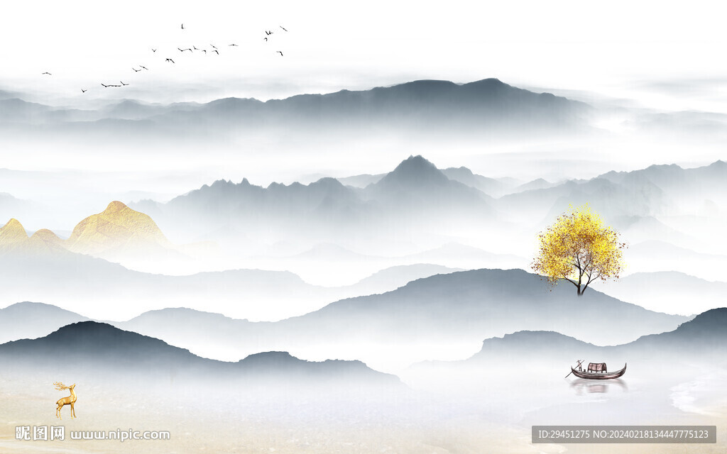 大气 简奢高清山水 TiF分层