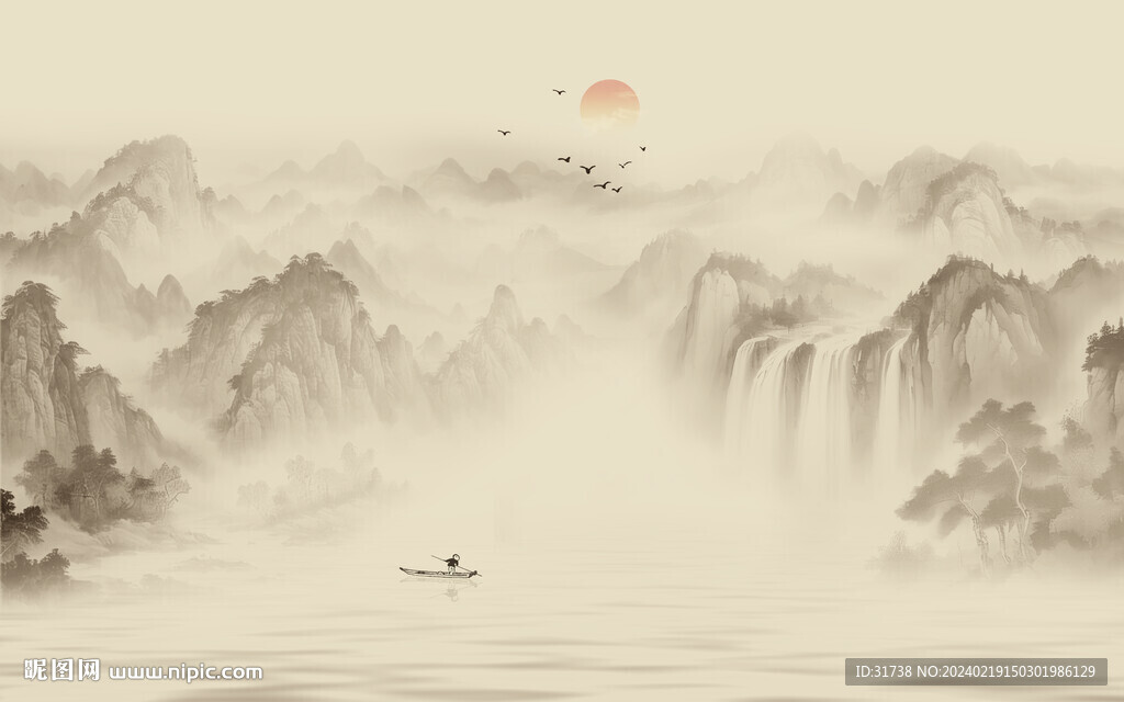 国画山水