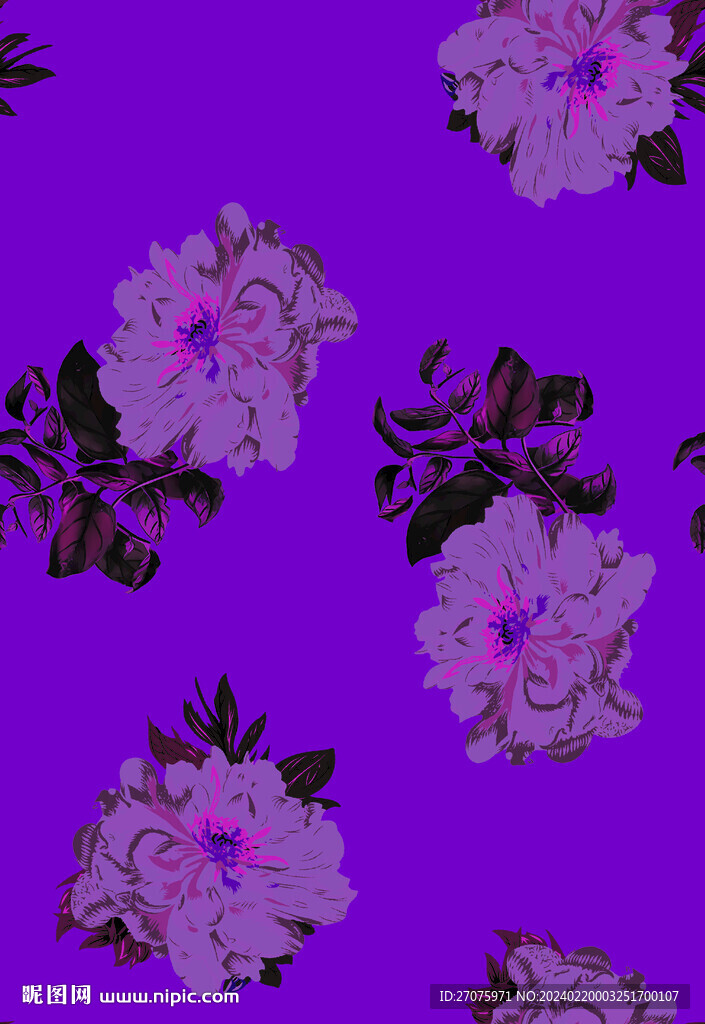 手绘花