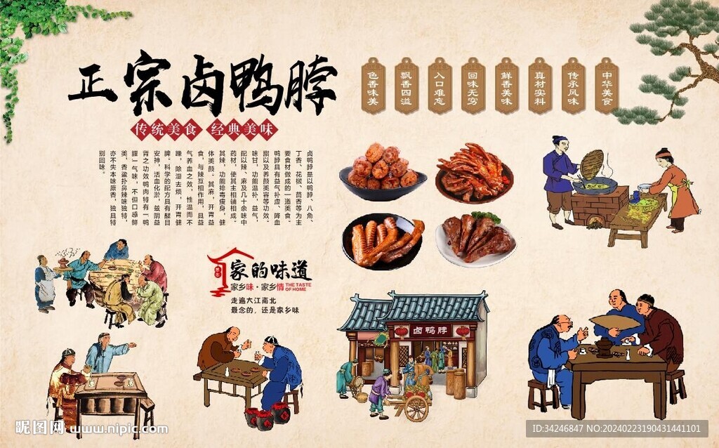 卤鸭脖