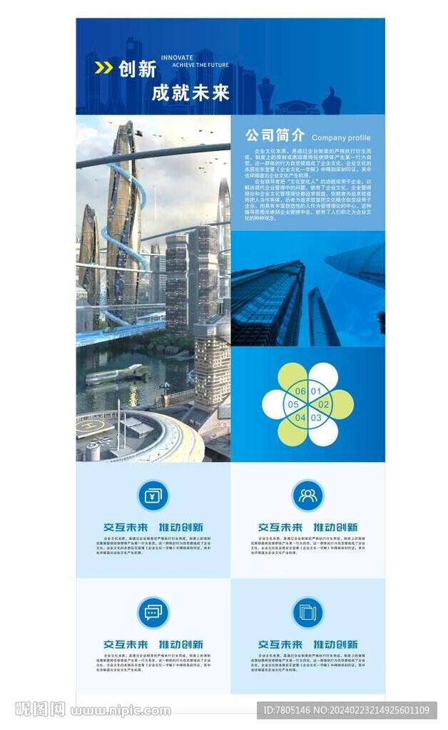 公司简介展板