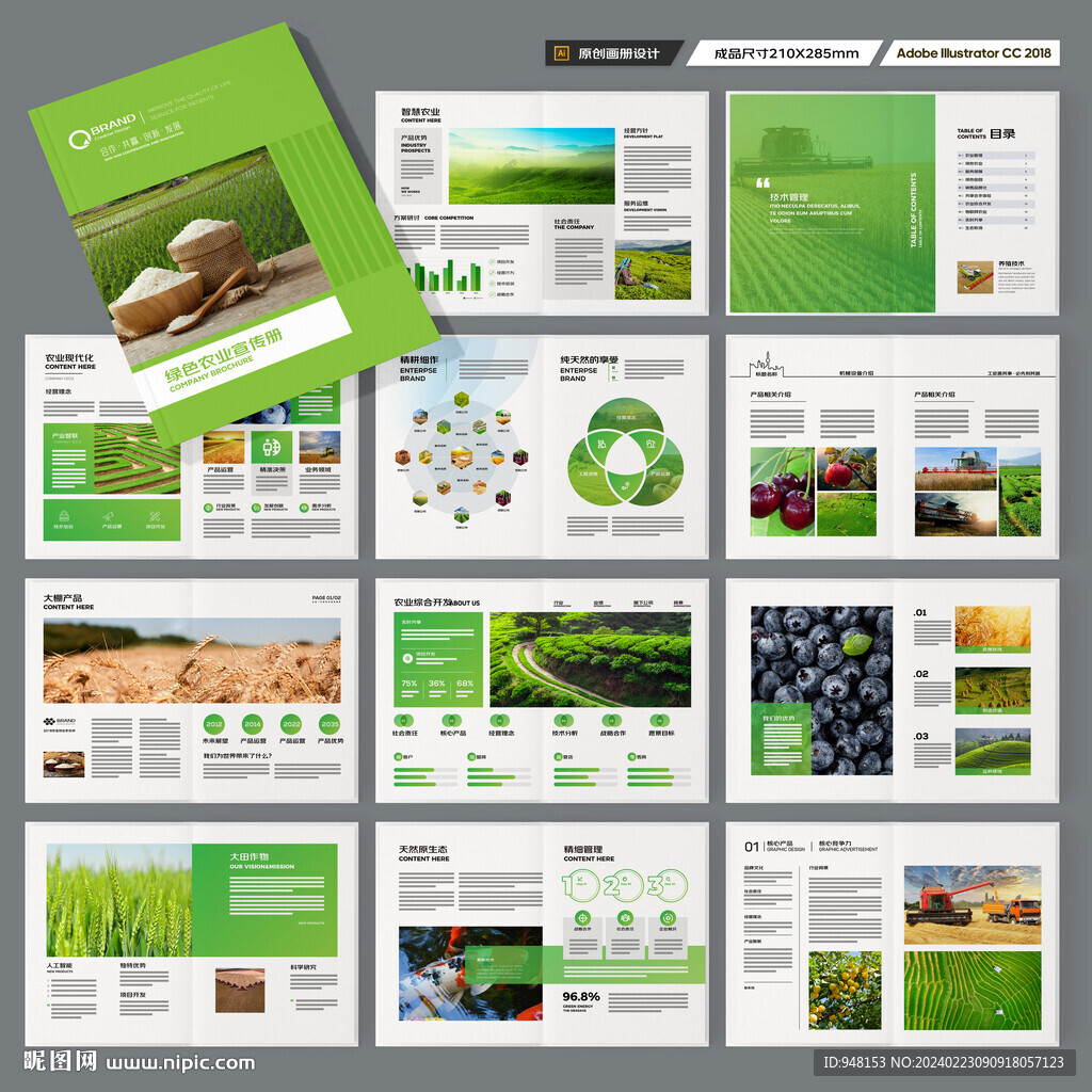 农产品画册