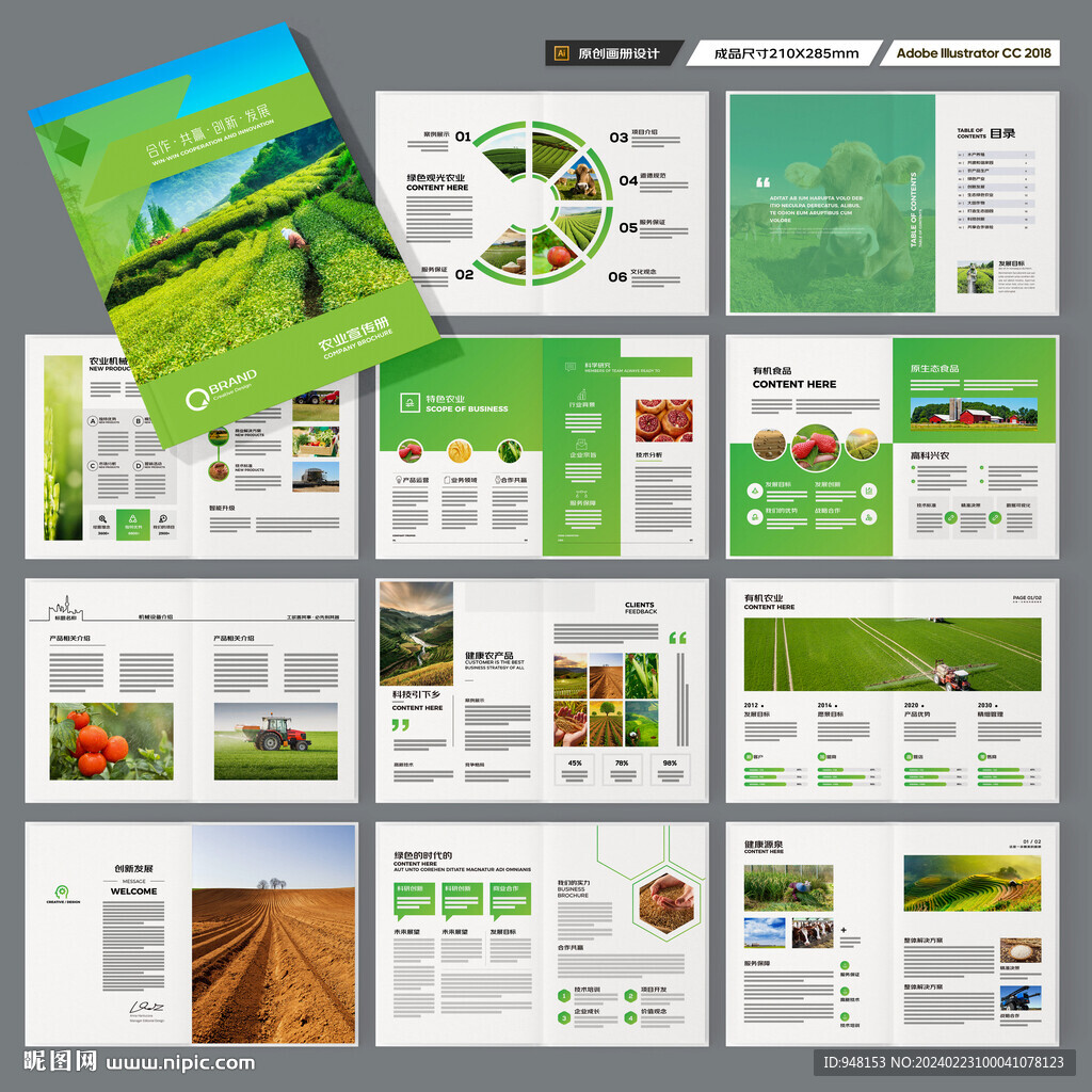 农产品画册