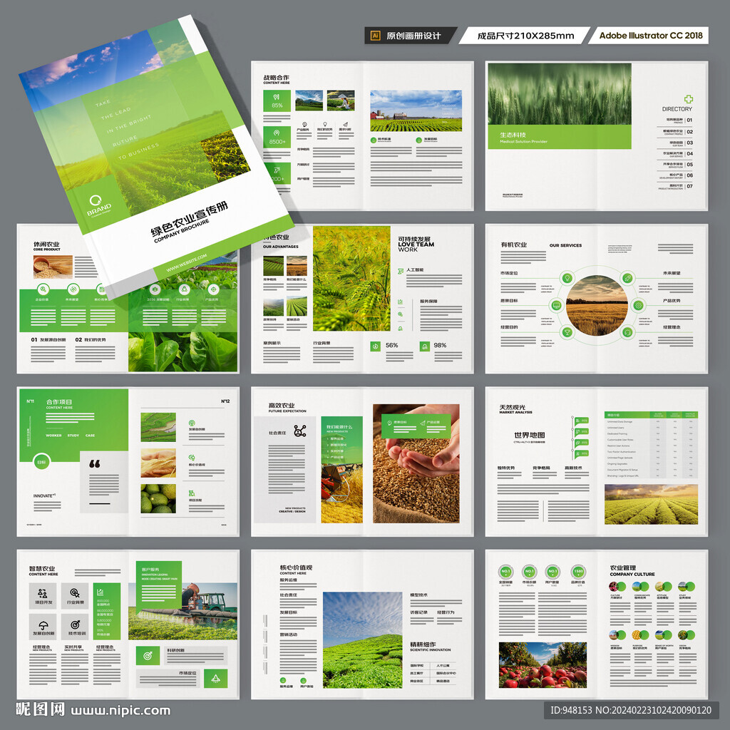 农业合作社画册