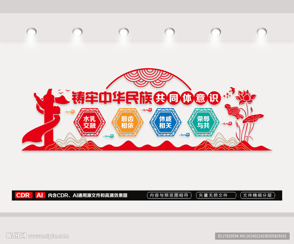 铸牢中华民族共同体意识文化墙