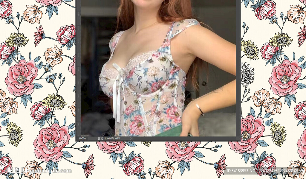 手绘花  