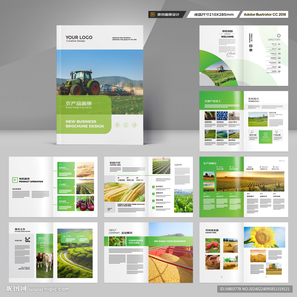 农产品宣传册