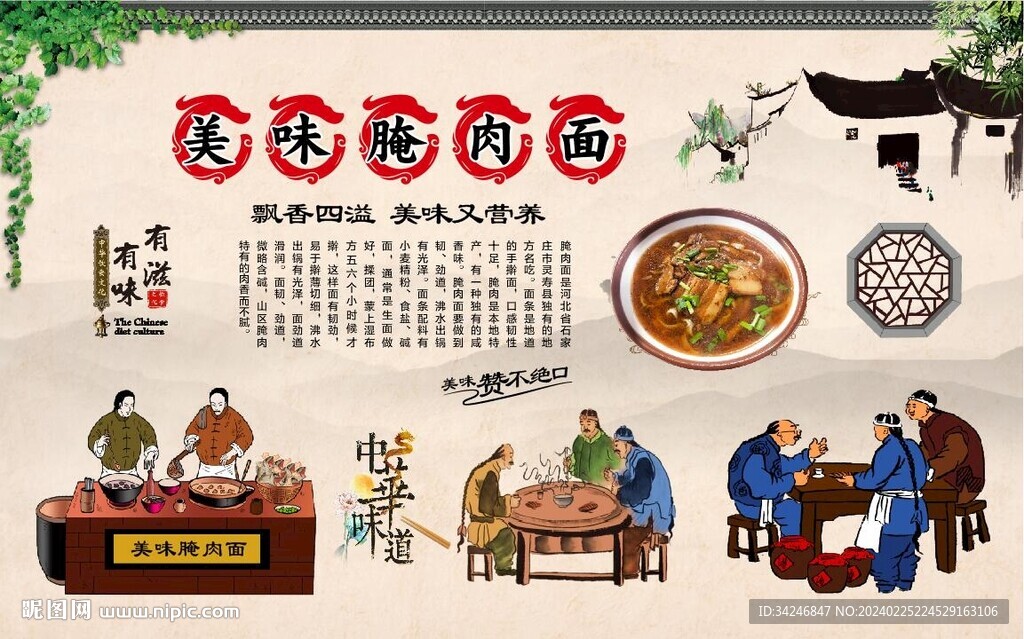 腌肉面