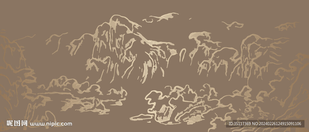 山水壁纸壁画