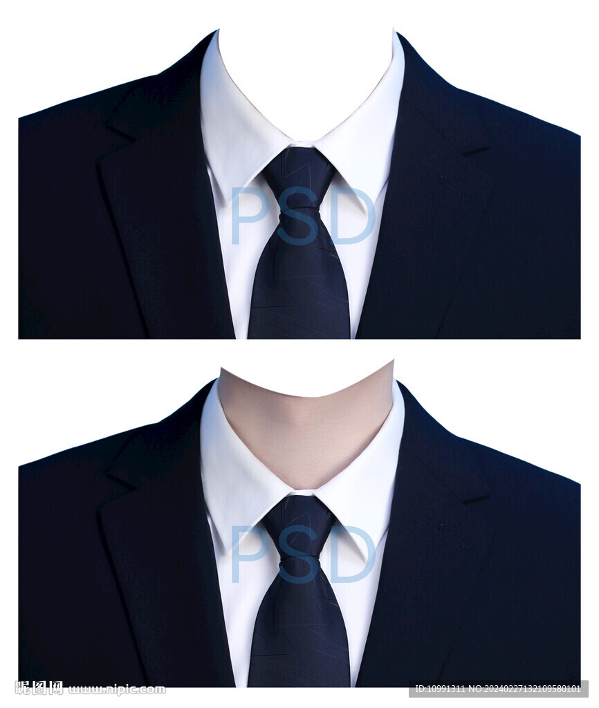 男人西装套装衣服素材psd