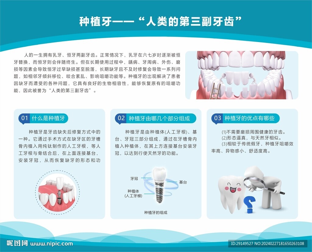 种植牙海报