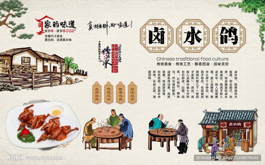 卤水鸽