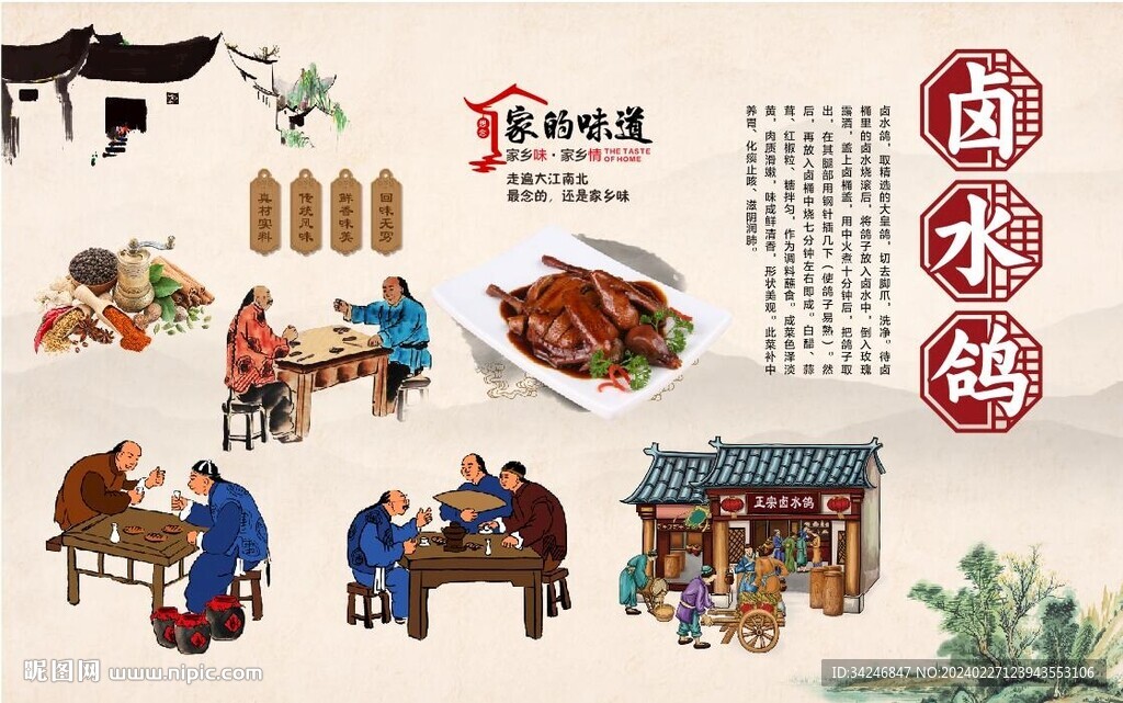 卤水鸽