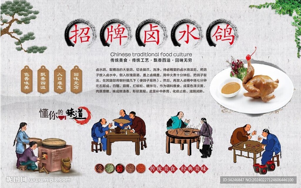 卤水鸽