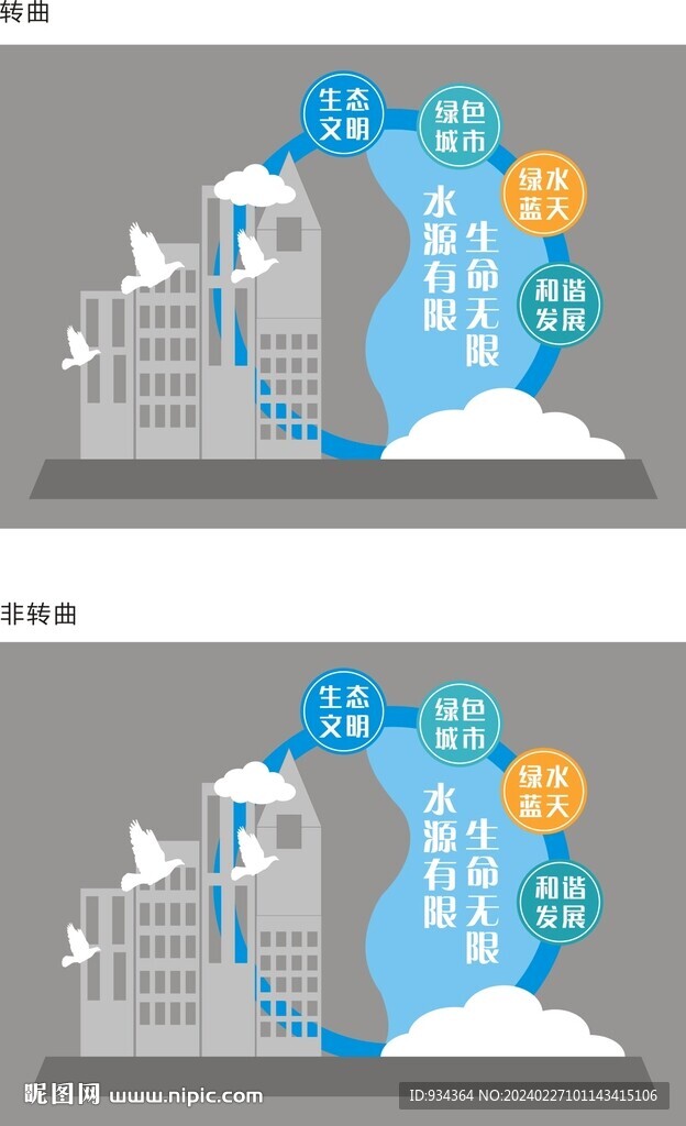 生态文明 铁艺宣传栏