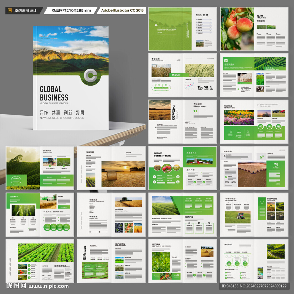 农业合作社画册