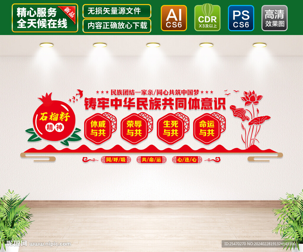 民族团结文化墙